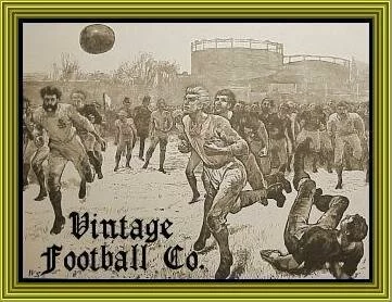 An artist's impression of a 1872 England/Scotland International match